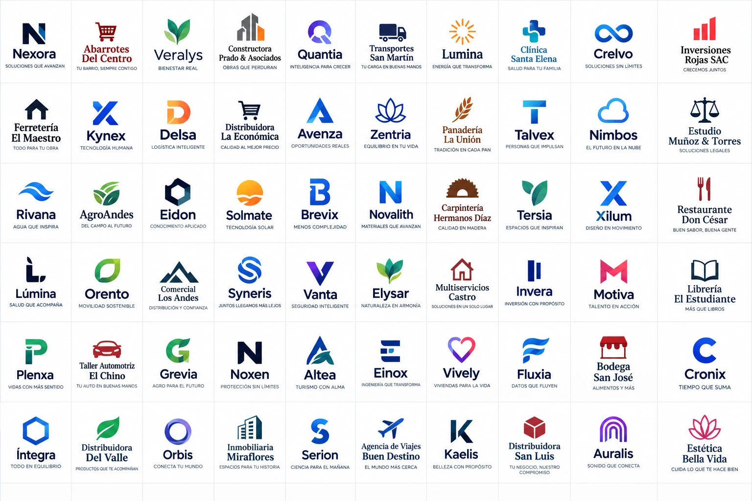 Logos de empresas de la red de aliados de Inbestiga