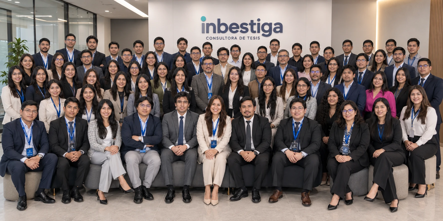 Equipo de Inbestiga reunido en sus instalaciones